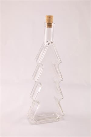 Flaskaformet som ett julträ med korkpropp (0,5 liter)